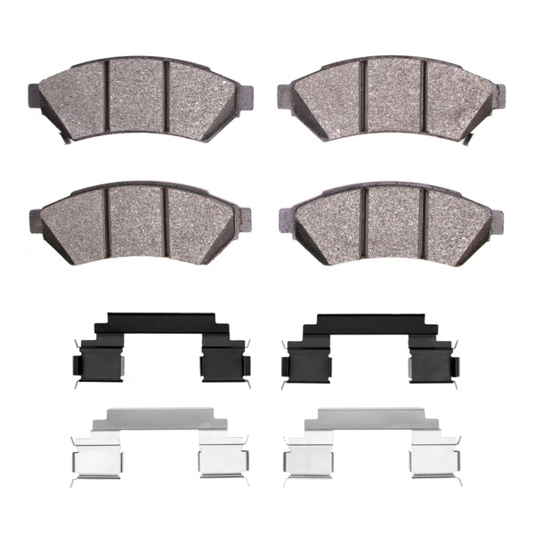 R1 2004-2015 Buick LaCrosse Front R1 Ceramic Pads & Hardware Kit - 2310-1075-01