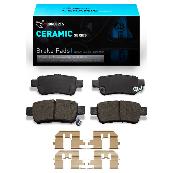 R1 2005-2010 Honda Odyssey Rear R1 Ceramic Pads & Hardware Kit - 2310-1088-01
