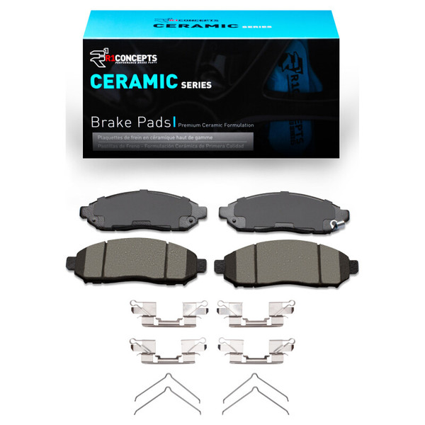 R1 2005-2025 Chevrolet City Express Front R1 Ceramic Pads & Hardware Kit - 2310-1094-01