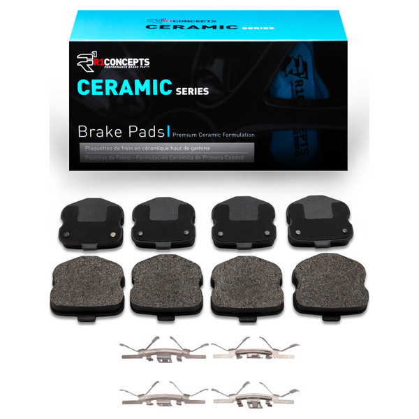 R1 06-13 Chevrolet Corvette Rear Ceramic Pads & Hardware Kit - 2310-1185-11