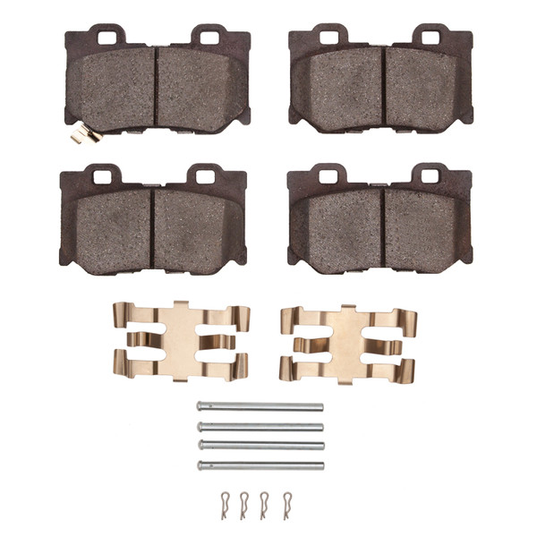 R1 2008-2025 Infiniti M56 Rear R1 Ceramic Pads & Hardware Kit - 2310-1347-01