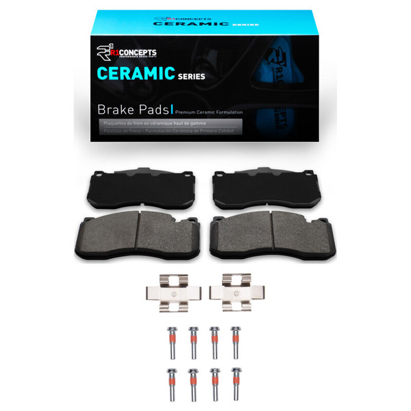 R1 2006-2013 BMW 135I Front R1 Ceramic Pads & Hardware Kit - 2310-1371-01