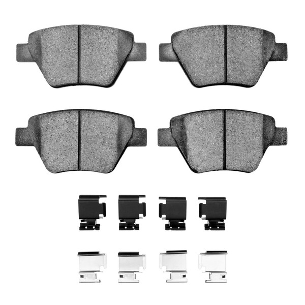 R1 2005-2016 Audi A3 Quattro Rear R1 Ceramic Pads & Hardware Kit - 2310-1456-01