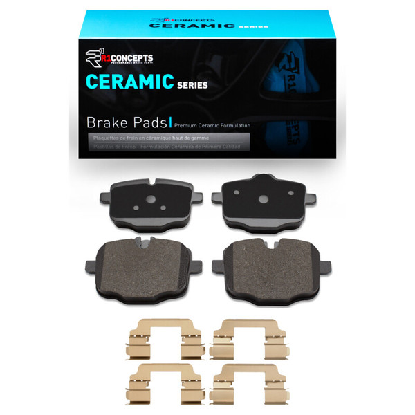 R1 11-19 BMW 535I Rear Ceramic Brake Pads & Hardware Kit - 2310-1469-01