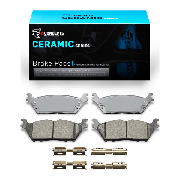 R1 2015-2021 Ford Expedition Rear R1 Ceramic Pads & Hardware Kit - 2310-1790-01