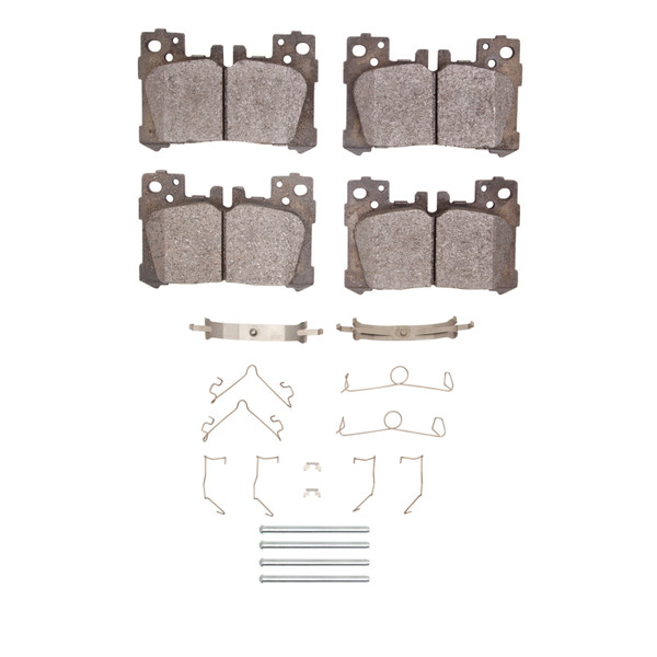 R1 18-24 Lexus LS500 Rear Ceramic Pads & Hardware Kit - 2310-2063-01