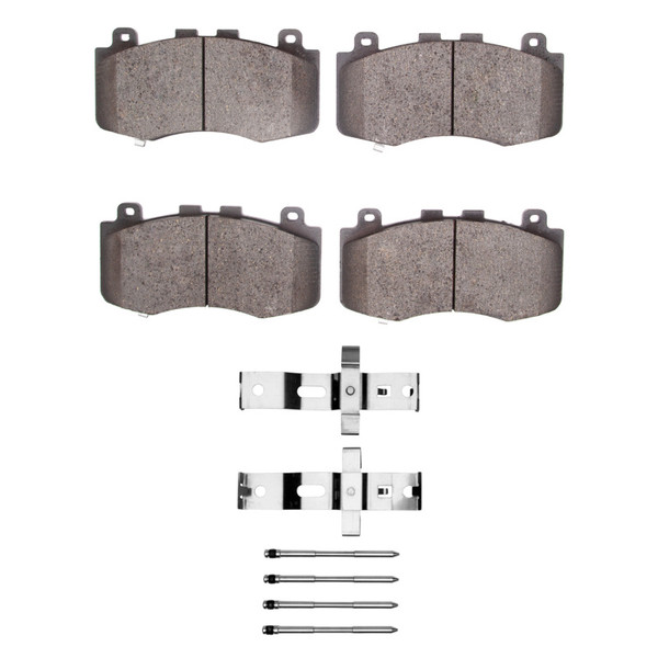 R1 2018-2025 Dodge Durango Front R1 Ceramic Pads & Hardware Kit - 2310-2152-01