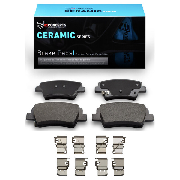 R1 21-25 Hyundai Elantra Rear Ceramic Pads & Hardware Kit - 2310-2395-01