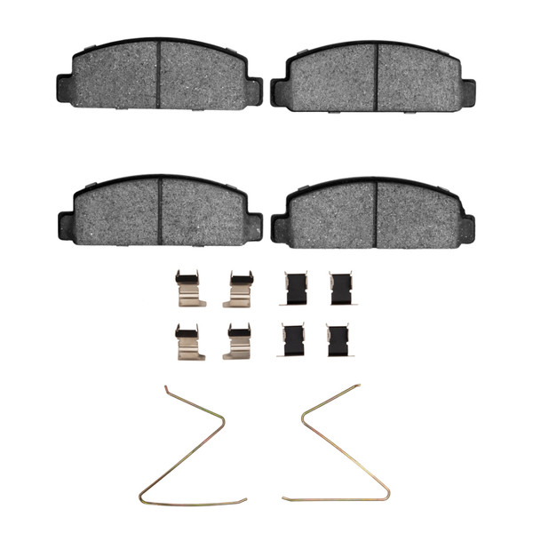 R1 1984-1991 Mazda RX-7 Front R1 Semi Met Pads & Hardware Kit - 2311-0131-01