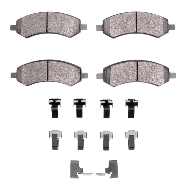 R1 2005-2024 Chrysler Aspen Front R1 Semi Met Pads & Hardware Kit - 2311-1084-01