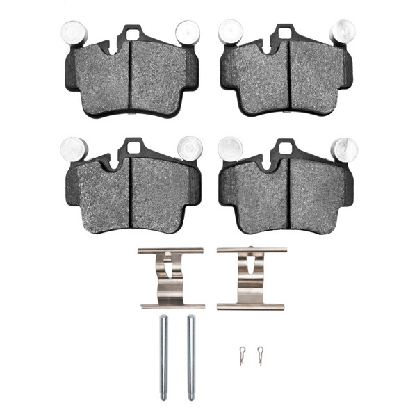 R1 05-23 Porsche Boxster Front/Rear Semi Met Pads & Hardware Kit - 2311-1135-02