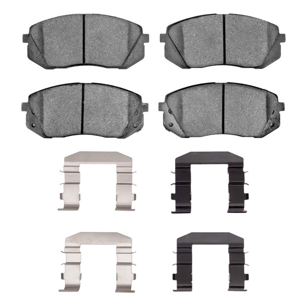 R1 10-17 Hyundai Tucson Front Semi Met Pads & Hardware Kit - 2311-1295-02