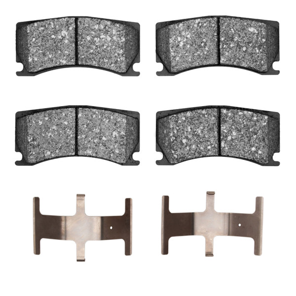 R1 08-20 Jaguar XKR Front/Rear Semi Met Pads & Hardware Kit - 2311-1356-01