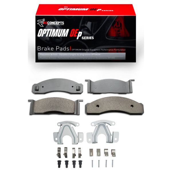 R1 1968-1973 Ford Fairlane Front R1 Optimum OE Pads & Hardware Kit - 2551-0034-01