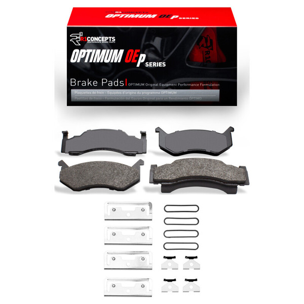 R1 73-97 Chrysler Imperial Front Optimum OE Brake Pads & Hardware Kit - 2551-0123-01