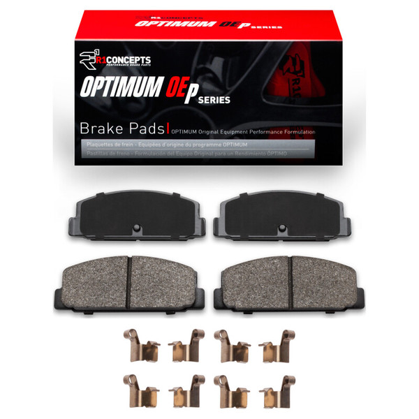 R1 84-89 Chrysler Conquest Rear Optimum OE Pads & Hardware Kit - 2551-0144-01