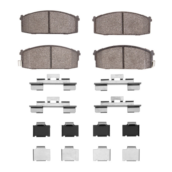R1 87-88 Nissan 200SX Front Optimum OE Pads & Hardware Kit - 2551-0274-03
