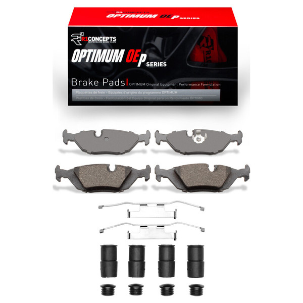 R1 81-91 BMW 325IX Rear Optimum OE Pads & Hardware Kit - 2551-0279-01