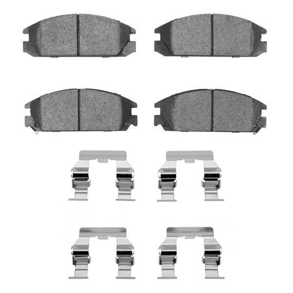 R1 85-89 Acura Integra Front Optimum OE Pads & Hardware Kit - 2551-0334-01