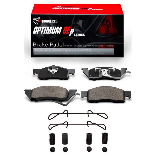 R1 1987-1990 Dodge Dakota RWD Front R1 Optimum OE Pads & Hardware Kit - 2551-0344-01