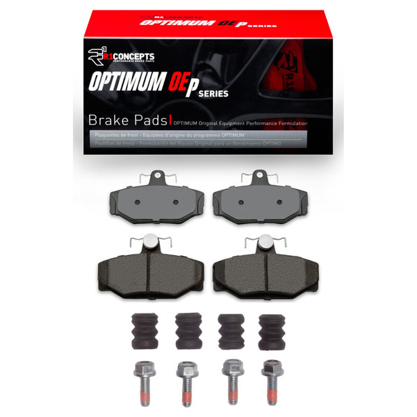 R1 88-00 Volvo 850 Rear Optimum OE Pads & Hardware Kit - 2551-0391-01
