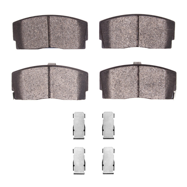 R1 88-92 Daihatsu CHARADE Front Optimum OE Pads & Hardware Kit - 2551-0456-01