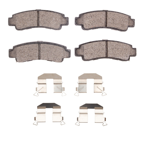 R1 91-06 Nissan NX Rear Optimum OE Pads & Hardware Kit - 2551-0511-01