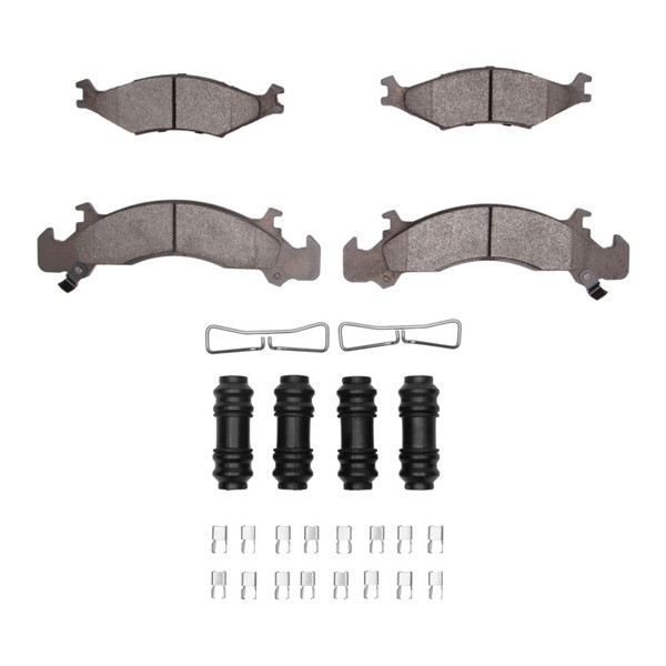 R1 91-92 Dodge Monaco Front Optimum OE Pads & Hardware Kit - 2551-0523-01
