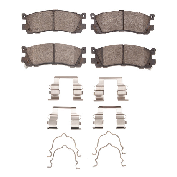 R1 92-98 Mazda 929 Rear Optimum OE Pads & Hardware Kit - 2551-0553-01