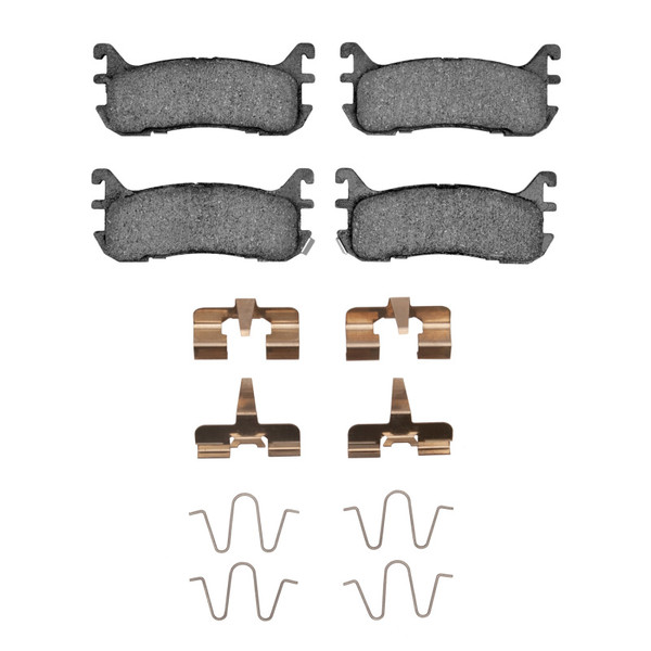 R1 1994-2003 Ford Escort Rear R1 Optimum OE Pads & Hardware Kit - 2551-0636-01