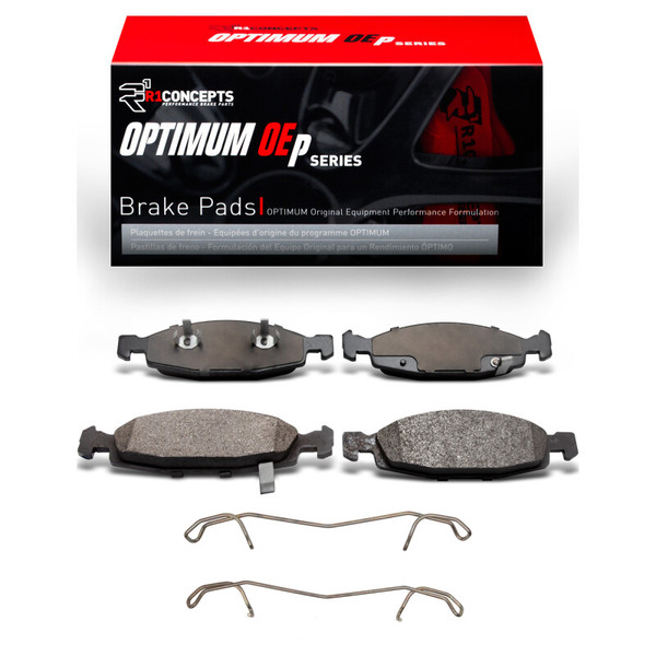 R1 99-02 Jeep Grand Cherokee Front Optimum OE Pads & Hardware Kit - 2551-0790-01