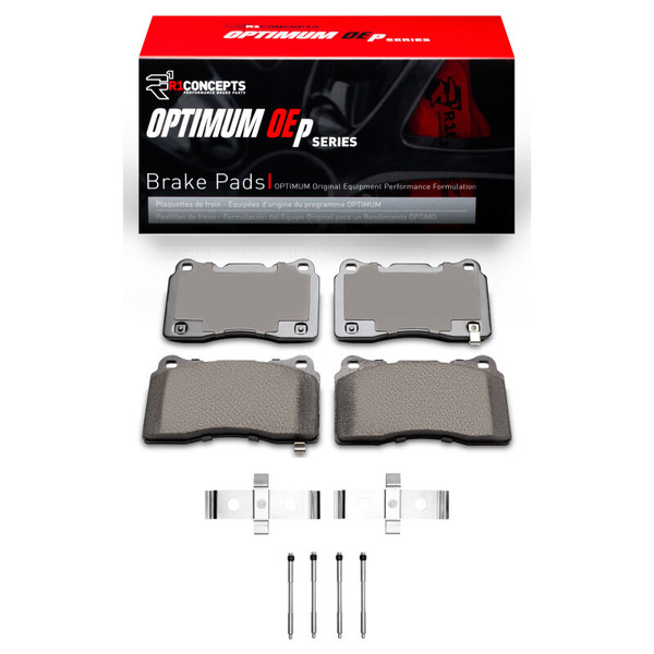R1 2003-2015 Mitsubishi Lancer Front R1 Optimum OE Pads & Hardware Kit - 2551-1001-08
