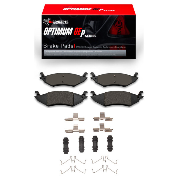 R1 04-06 Ford E-150 Club Wagon Rear Optimum OE Pads & Hardware Kit - 2551-1046-01