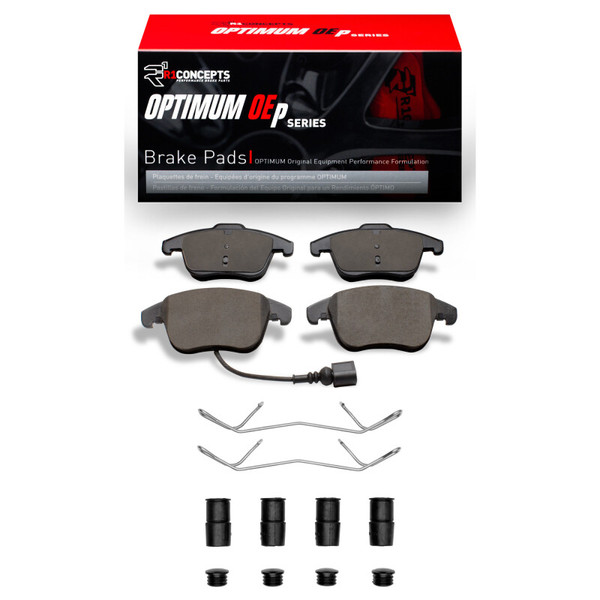 R1 12-24 Audi Q3 (Mexico) Front Optimum OE Pads & Hardware Kit - 2551-1375-01