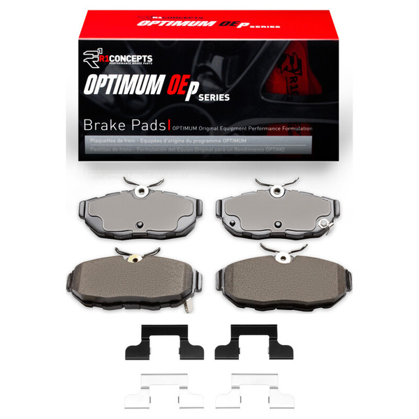 R1 2005-2014 Ford Mustang Rear R1 Optimum OE Pads & Hardware Kit - 2551-1465-01