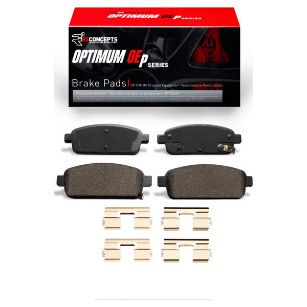 R1 11-19 Buick Verano Rear Optimum OE Brake Pads & Hardware Kit - 2551-1468-01