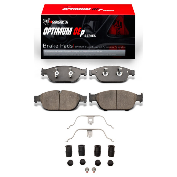 R1 12-14 Audi A6 Quattro Front Optimum OE Pads & Hardware Kit - 2551-1549-01