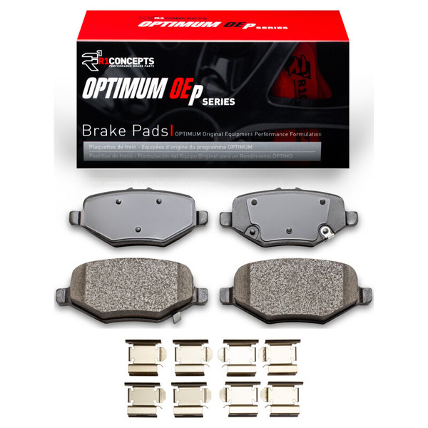 R1 13-19 Ford Flex Rear Optimum OE Pads & Hardware Kit - 2551-1612-01