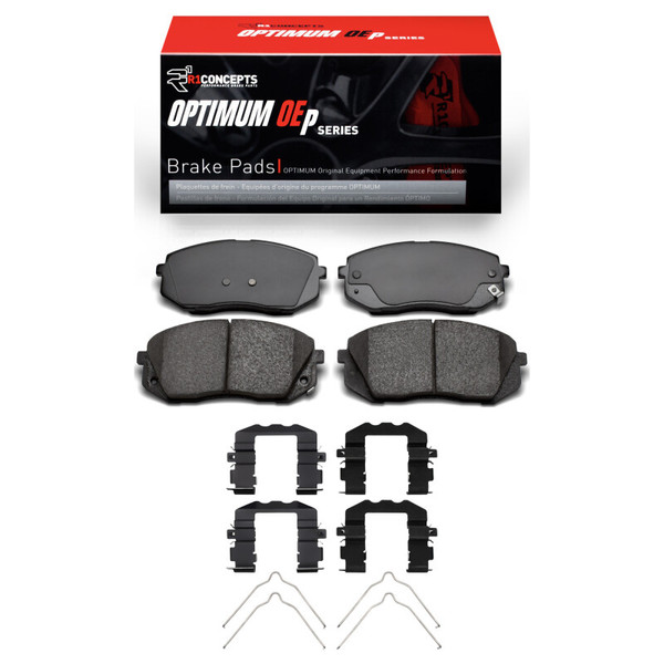 R1 2015-2023 Hyundai Sonata Front R1 Optimum OE Pads & Hardware Kit - 2551-1826-01