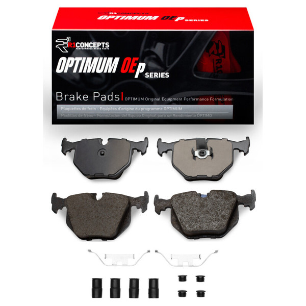 R1 01-10 BMW X3 Rear Optimum OE Pads & Hardware Kit - 2552-0683-01