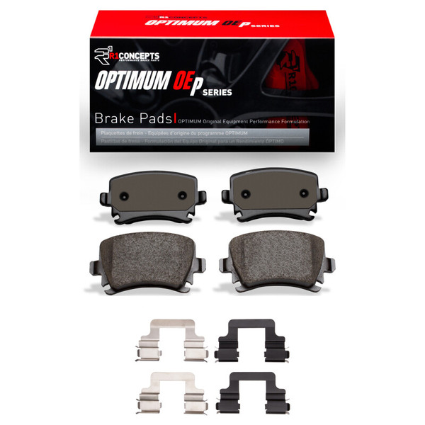 R1 06-21 Audi S3 (Mexico) Rear Optimum OE Brake Pads & Hardware Kit - 2552-1108-02