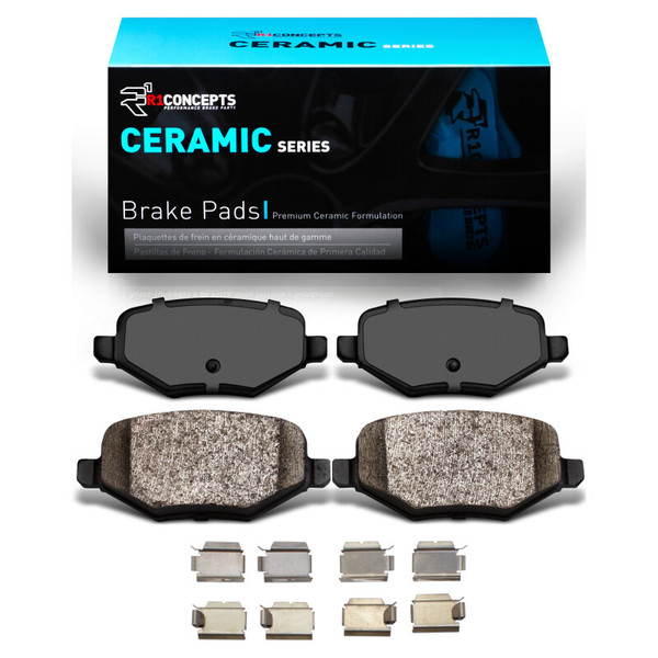 R1 09-19 Ford Explorer Rear Optimum OE Brake Pads & Hardware Kit - 2552-1377-01