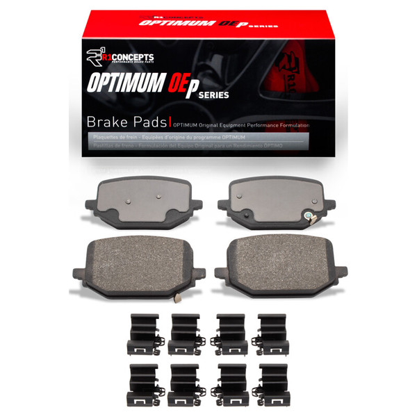 R1 2020-2025 Ford Explorer Rear R1 Optimum OE Pads & Hardware Kit - 2552-2231-01