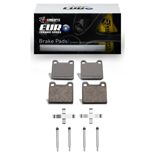 R1 75-04 Volvo 245 Rear Euro Ceramic Pads & Hardware Kit - 2600-0031-04