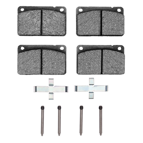 R1 75-84 Volvo 242 Front Euro Ceramic Pads & Hardware Kit - 2600-0043-02
