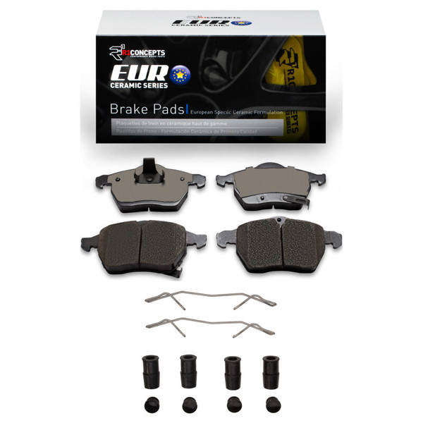 R1 1997-2010 Saab 900 Front R1 Euro Ceramic Pads & Hardware Kit - 2600-0819-01