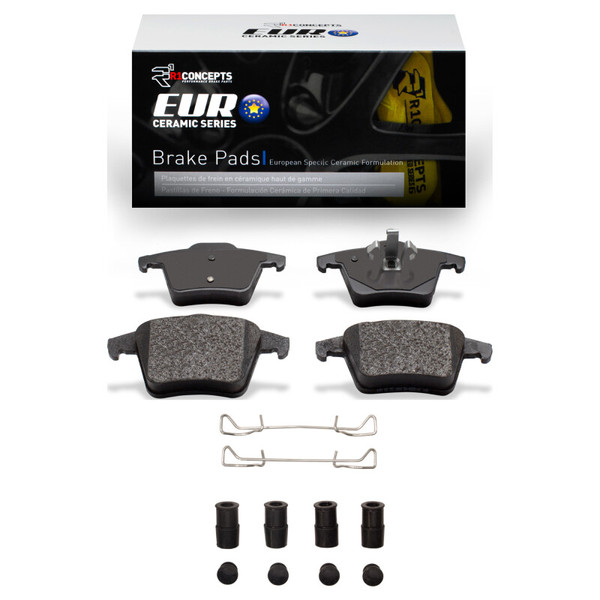R1 03-14 Volvo XC90 Rear Euro Ceramic Pads & Hardware Kit - 2600-0980-01