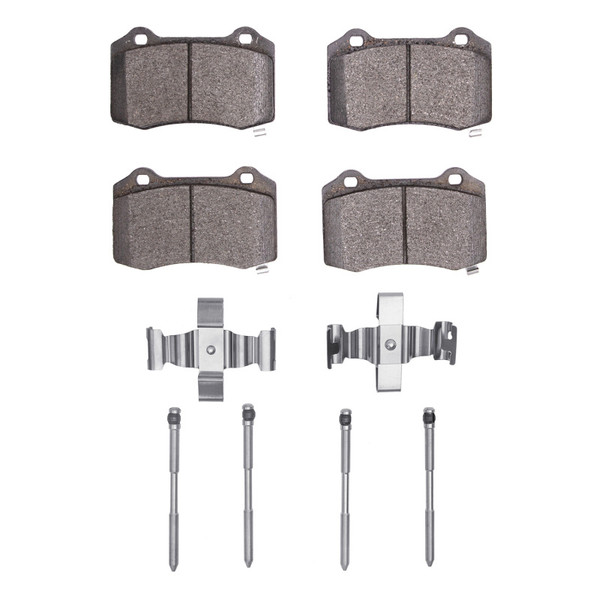 R1 18-25 Dodge Durango Rear Euro Ceramic Pads & Hardware Kit - 2600-1053-03