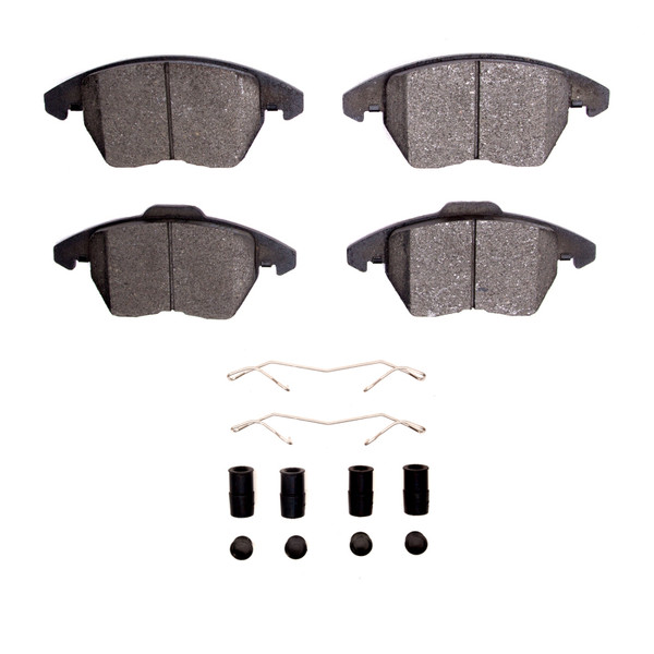 R1 2005-2018 Audi A3 Quattro Front R1 Euro Ceramic Pads & Hardware Kit - 2600-1107-01