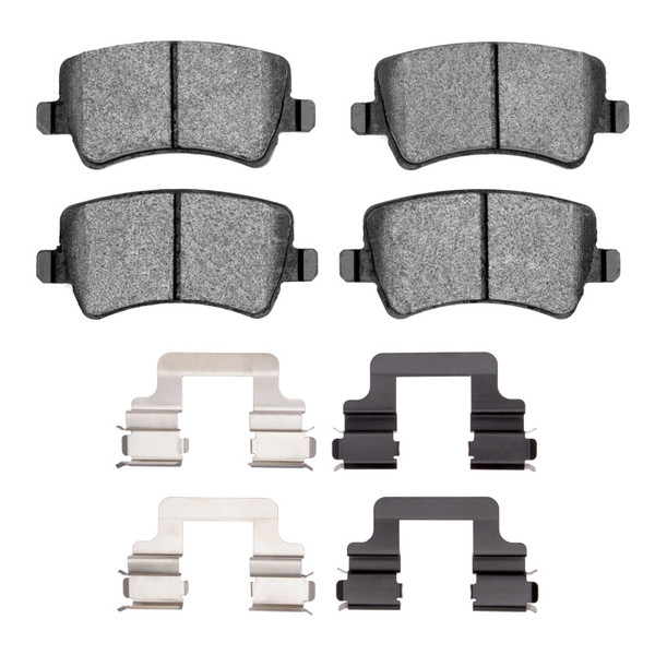 R1 07-18 Volvo S80 Rear Euro Ceramic Pads & Hardware Kit - 2600-1307-02